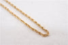 Authentic Christian Dior Gold Tone Chain Pendant Necklace CD 6963F