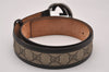 Auth GUCCI Interlocking G Belt GG PVC Leather 85cm 33.5" 142930 Brown Box 6967I