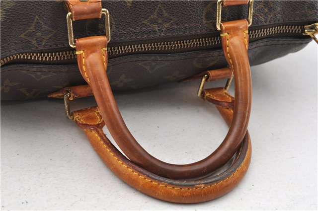 Authentic LOUIS VUITTON Monogram Speedy 25 Hand Bag M41528 LV 6968C