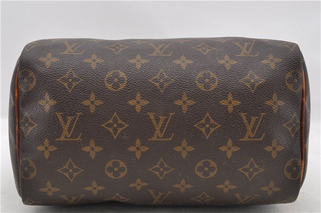 Authentic LOUIS VUITTON Monogram Speedy 25 Hand Bag M41528 LV 6968C