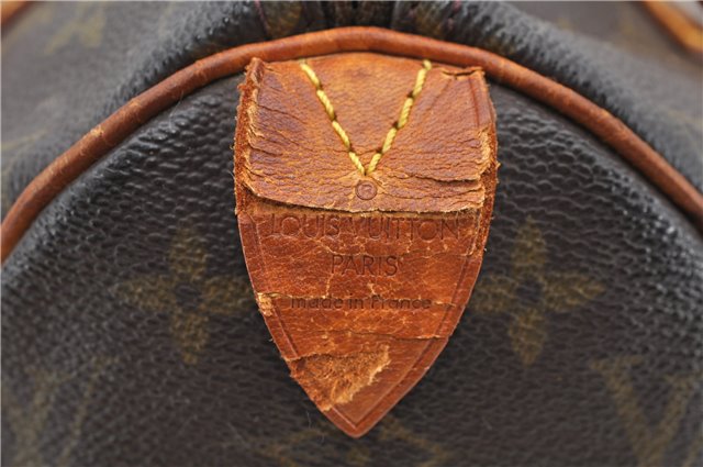 Authentic LOUIS VUITTON Monogram Speedy 25 Hand Bag M41528 LV 6968C