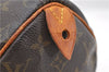 Authentic LOUIS VUITTON Monogram Speedy 25 Hand Bag M41528 LV 6968C