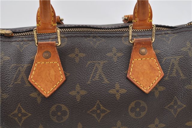 Authentic LOUIS VUITTON Monogram Speedy 25 Hand Bag M41528 LV 6968C