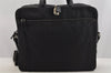 Authentic PRADA Nylon Tessuto Leather 2Way Shoulder Business Bag Black 6968I