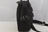 Authentic PRADA Nylon Tessuto Leather 2Way Shoulder Business Bag Black 6968I