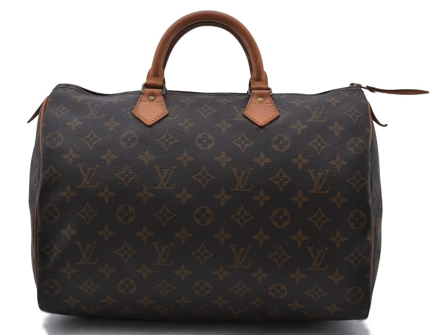 Authentic LOUIS VUITTON Monogram Speedy 35 Hand Bag Purse M41524 LV 6969C