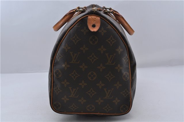 Authentic LOUIS VUITTON Monogram Speedy 35 Hand Bag Purse M41524 LV 6969C