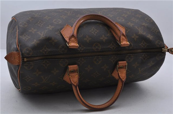 Authentic LOUIS VUITTON Monogram Speedy 35 Hand Bag Purse M41524 LV 6969C