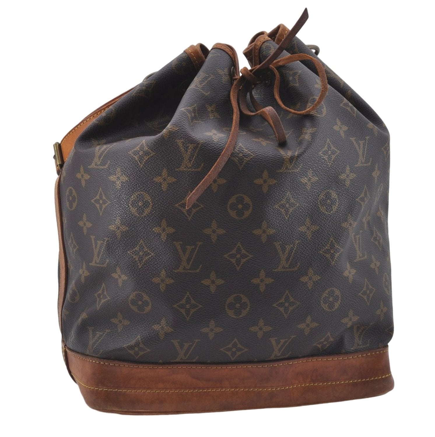 Authentic Louis Vuitton Monogram Noe Shoulder Bag M42224 LV 6969D