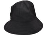 Authentic PRADA Vintage Bucket Hat Nylon Tessuto Size M 21.7" Black 6969I