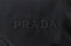 Authentic PRADA Vintage Bucket Hat Nylon Tessuto Size M 21.7" Black 6969I