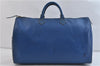 Authentic LOUIS VUITTON Epi Speedy 40 Hand Bag Blue M42985 LV 6972C