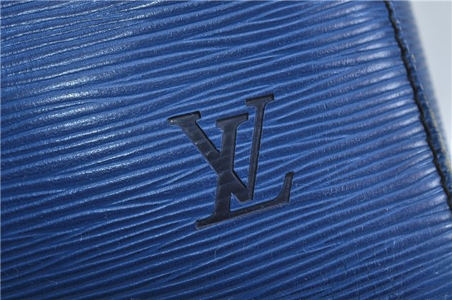 Authentic LOUIS VUITTON Epi Speedy 40 Hand Bag Blue M42985 LV 6972C