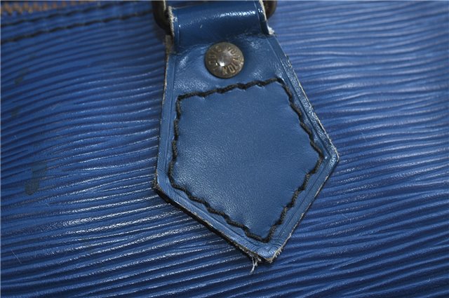 Authentic LOUIS VUITTON Epi Speedy 40 Hand Bag Blue M42985 LV 6972C