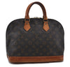 Authentic LOUIS VUITTON Monogram Alma Hand Bag M51130 LV 6973C