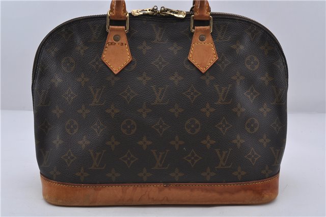 Authentic LOUIS VUITTON Monogram Alma Hand Bag M51130 LV 6973C