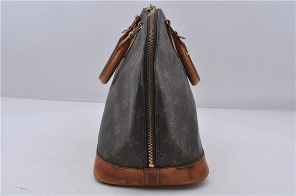 Authentic LOUIS VUITTON Monogram Alma Hand Bag M51130 LV 6973C