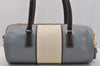 Authentic PRADA Punching Saffiano Leather Shoulder Bag BL0648 Light Blue 6973I