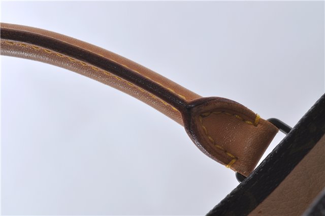 Authentic Louis Vuitton Monogram Sac Plat Hand Bag M51140 LV 6974D