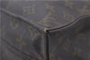 Authentic Louis Vuitton Monogram Sac Plat Hand Bag M51140 LV 6974D
