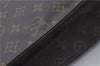 Authentic Louis Vuitton Monogram Sac Plat Hand Bag M51140 LV 6974D