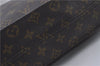 Authentic Louis Vuitton Monogram Sac Plat Hand Bag M51140 LV 6974D