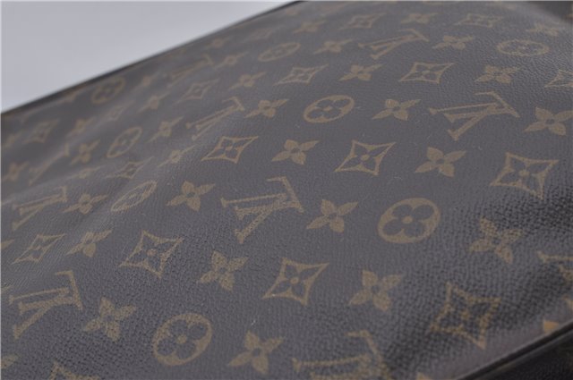 Authentic Louis Vuitton Monogram Sac Plat Hand Bag M51140 LV 6974D