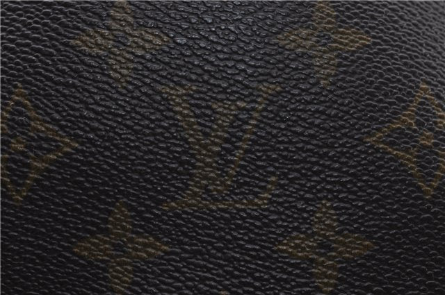 Authentic Louis Vuitton Monogram Sac Plat Hand Bag M51140 LV 6974D
