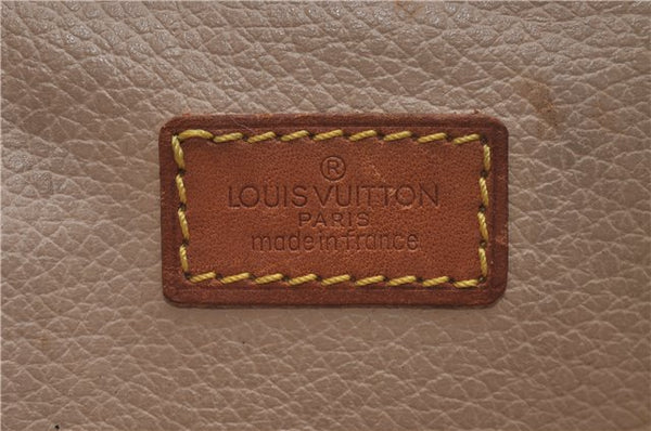 Authentic Louis Vuitton Monogram Sac Plat Hand Bag M51140 LV 6974D
