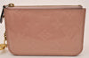 Authentic Louis Vuitton Vernis Pochette Cles NM Coin Purse Pink M61286 LV 6974I