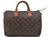 Authentic LOUIS VUITTON Monogram Speedy 30 Hand Bag Purse M41526 LV 6976C