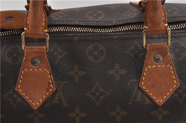 Authentic LOUIS VUITTON Monogram Speedy 30 Hand Bag Purse M41526 LV 6976C