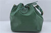 Authentic Louis Vuitton Epi Petit Noe Green Shoulder Bag M44104 LV 6976D