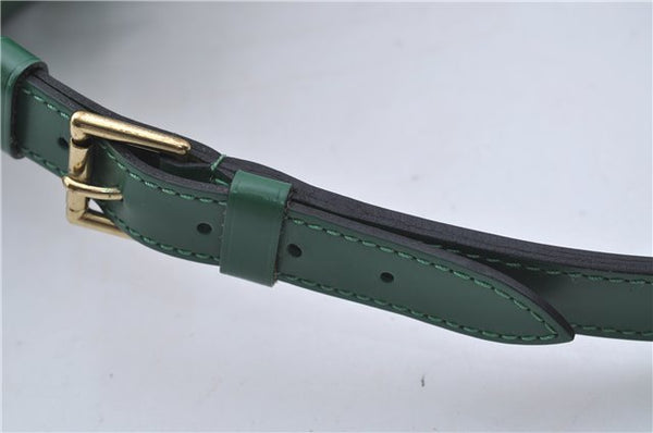 Authentic Louis Vuitton Epi Petit Noe Green Shoulder Bag M44104 LV 6976D