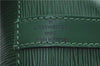 Authentic Louis Vuitton Epi Petit Noe Green Shoulder Bag M44104 LV 6976D
