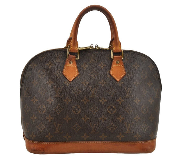 Authentic Louis Vuitton Monogram Alma Hand Bag Purse M51130 LV 6976I