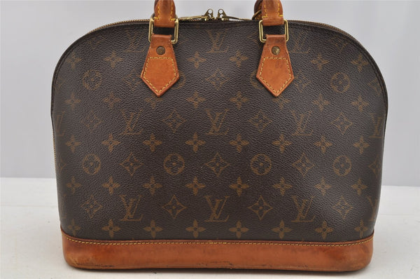 Authentic Louis Vuitton Monogram Alma Hand Bag Purse M51130 LV 6976I