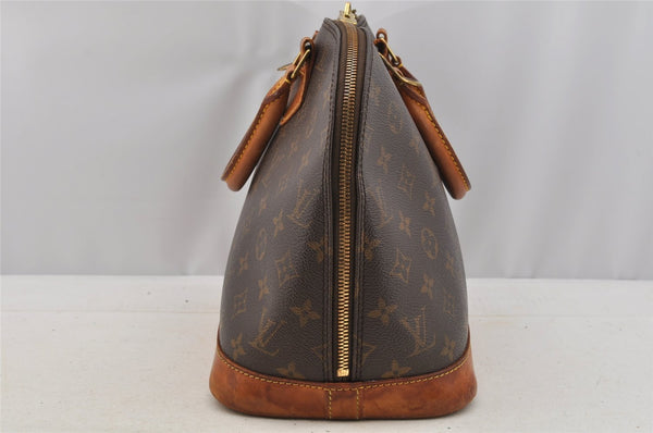 Authentic Louis Vuitton Monogram Alma Hand Bag Purse M51130 LV 6976I