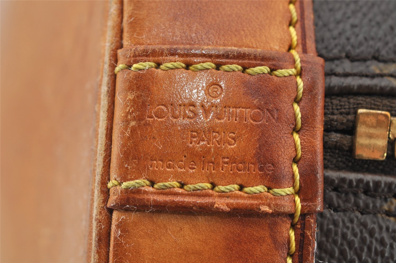 Authentic Louis Vuitton Monogram Alma Hand Bag Purse M51130 LV 6976I