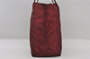 Authentic GUCCI Shoulder Tote Bag GG Nylon Leather 282439 Bordeaux Red 6977I