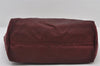 Authentic GUCCI Shoulder Tote Bag GG Nylon Leather 282439 Bordeaux Red 6977I