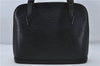 Authentic Louis Vuitton Epi Russac Shoulder Bag M52282 Black LV 6978D