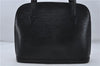 Authentic Louis Vuitton Epi Russac Shoulder Bag M52282 Black LV 6978D