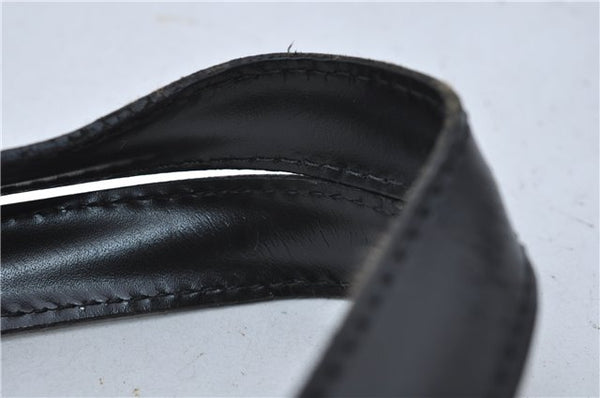 Authentic Louis Vuitton Epi Russac Shoulder Bag M52282 Black LV 6978D