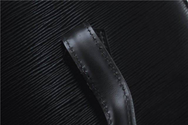 Authentic Louis Vuitton Epi Russac Shoulder Bag M52282 Black LV 6978D