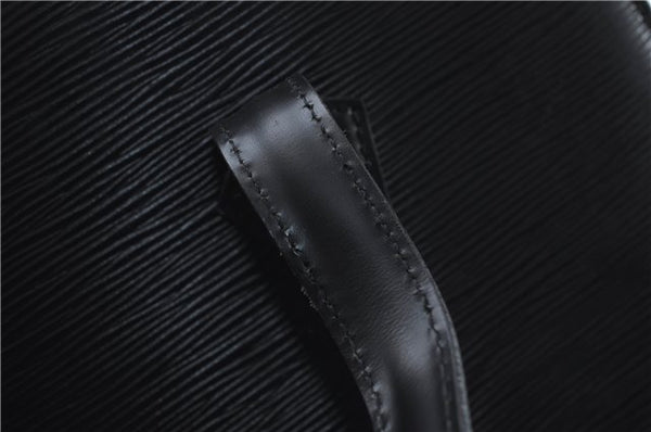 Authentic Louis Vuitton Epi Russac Shoulder Bag M52282 Black LV 6978D