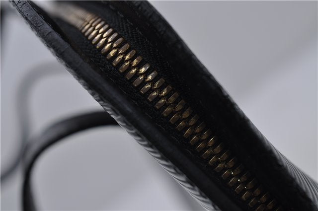 Authentic Louis Vuitton Epi Russac Shoulder Bag M52282 Black LV 6978D