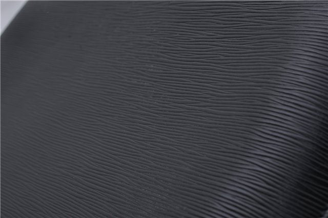 Authentic Louis Vuitton Epi Russac Shoulder Bag M52282 Black LV 6978D