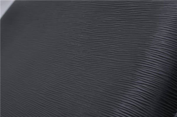 Authentic Louis Vuitton Epi Russac Shoulder Bag M52282 Black LV 6978D