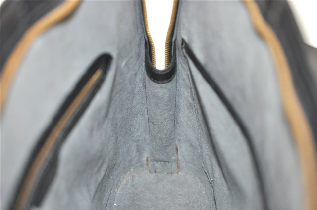 Authentic Louis Vuitton Epi Russac Shoulder Bag M52282 Black LV 6978D